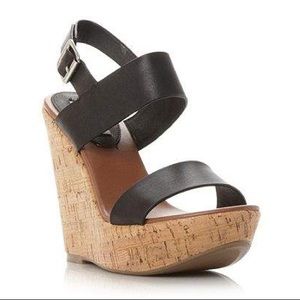 Steve Madden Esme Cork Wedge Heels